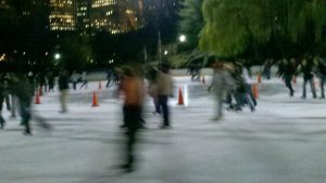 Ice skating Central Park