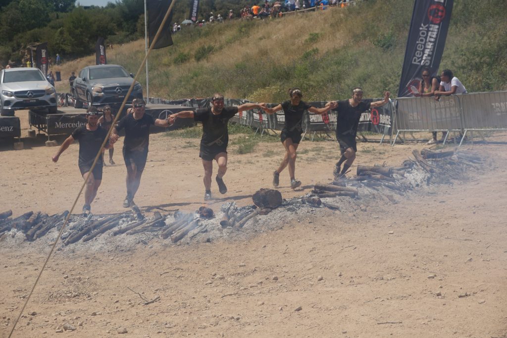Spartan Race - salto del fuego